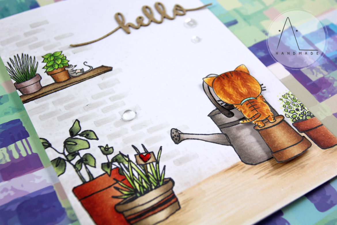 AL handmade - Create a funny scene mixing stamp sets