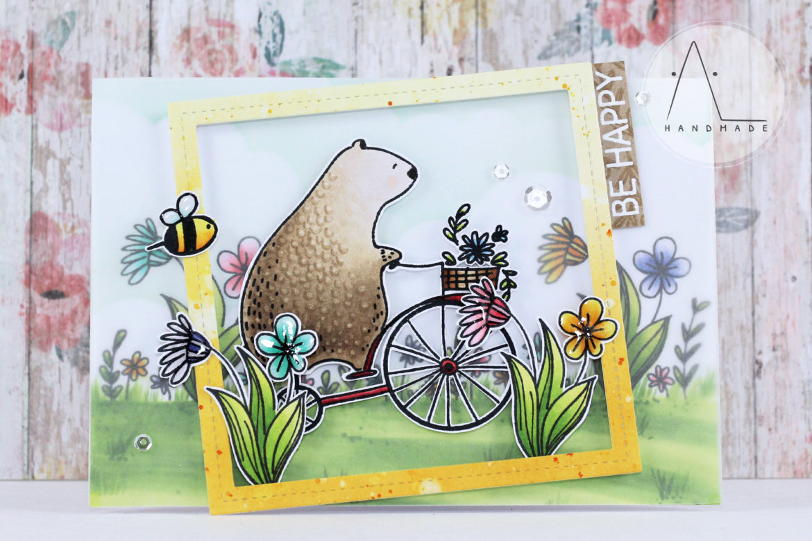 AL handmade - Dimensional scene for a happy day