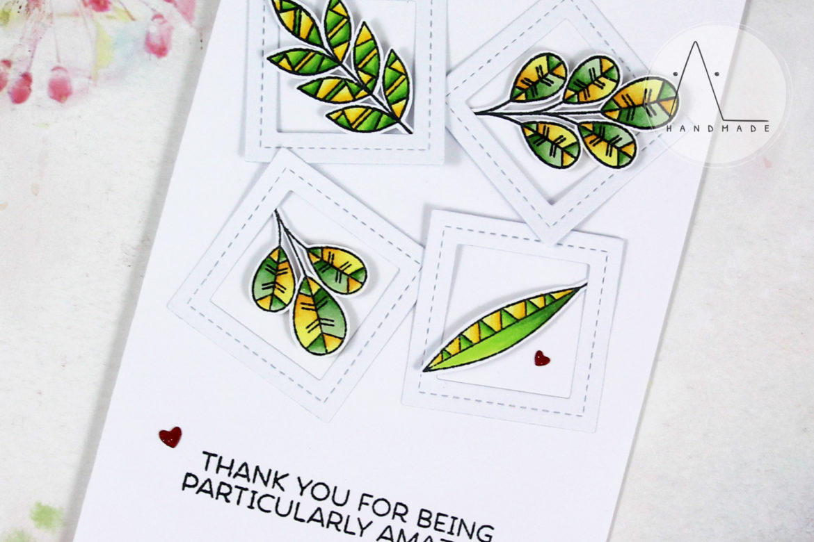 AL handmade - Framed Geometric Greenery