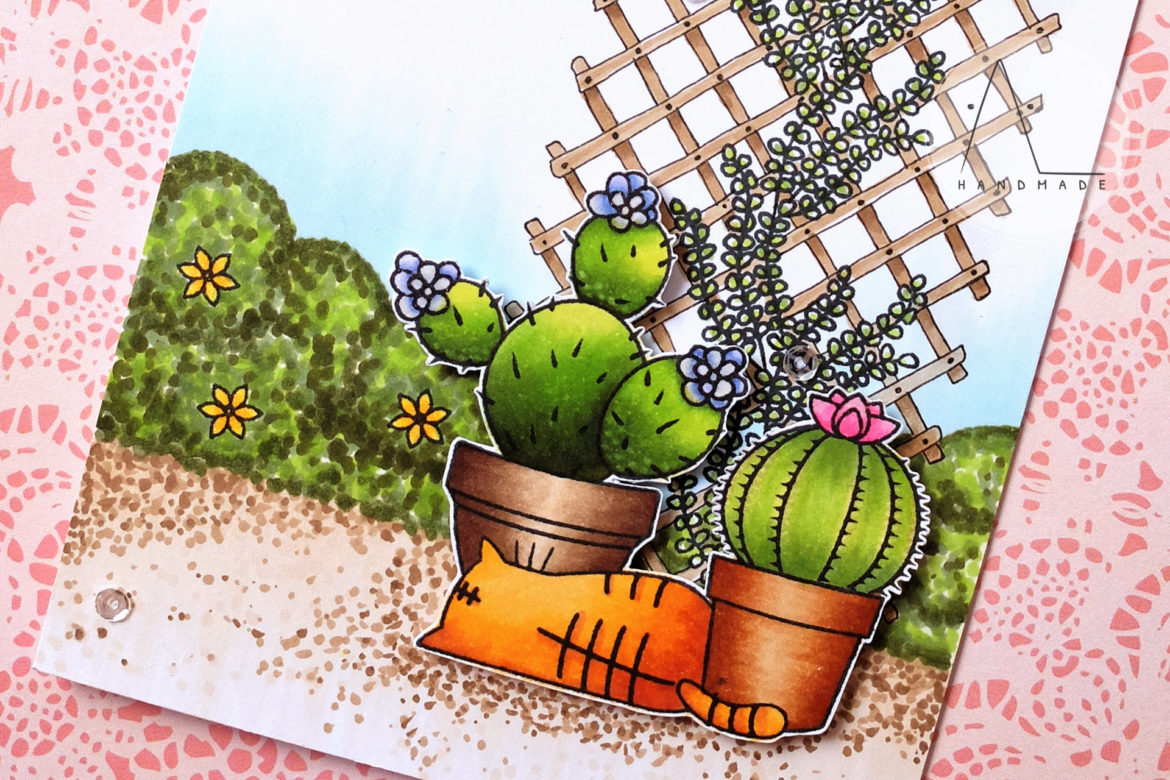 AL handmade - How to create a scene for a grumpy cat