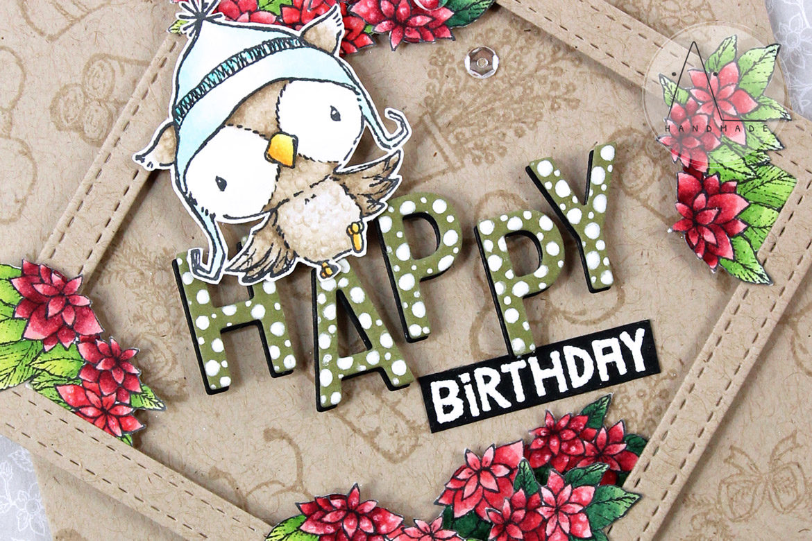 AL handmade - Birthday Poinsettias