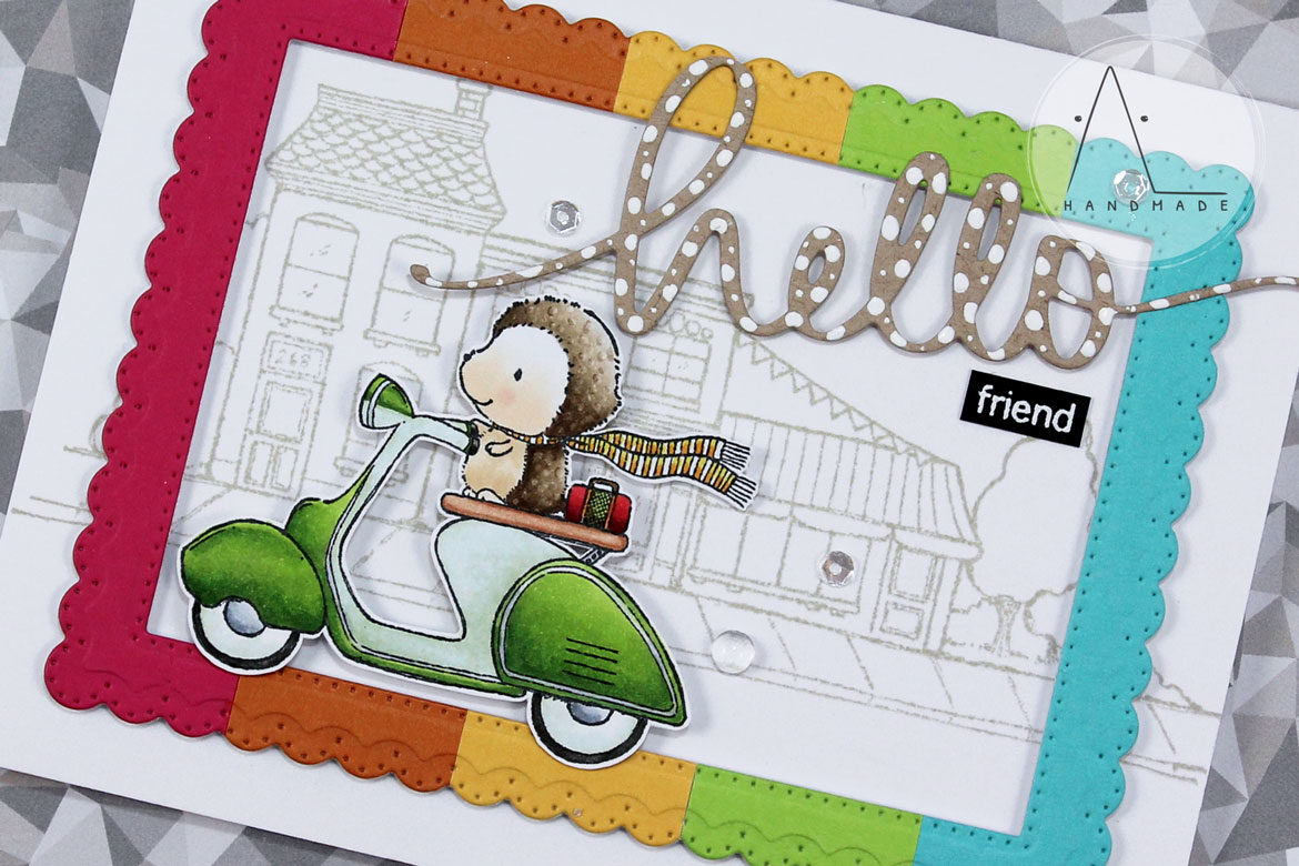 AL handmade - Happy Cruiser Hedgehog