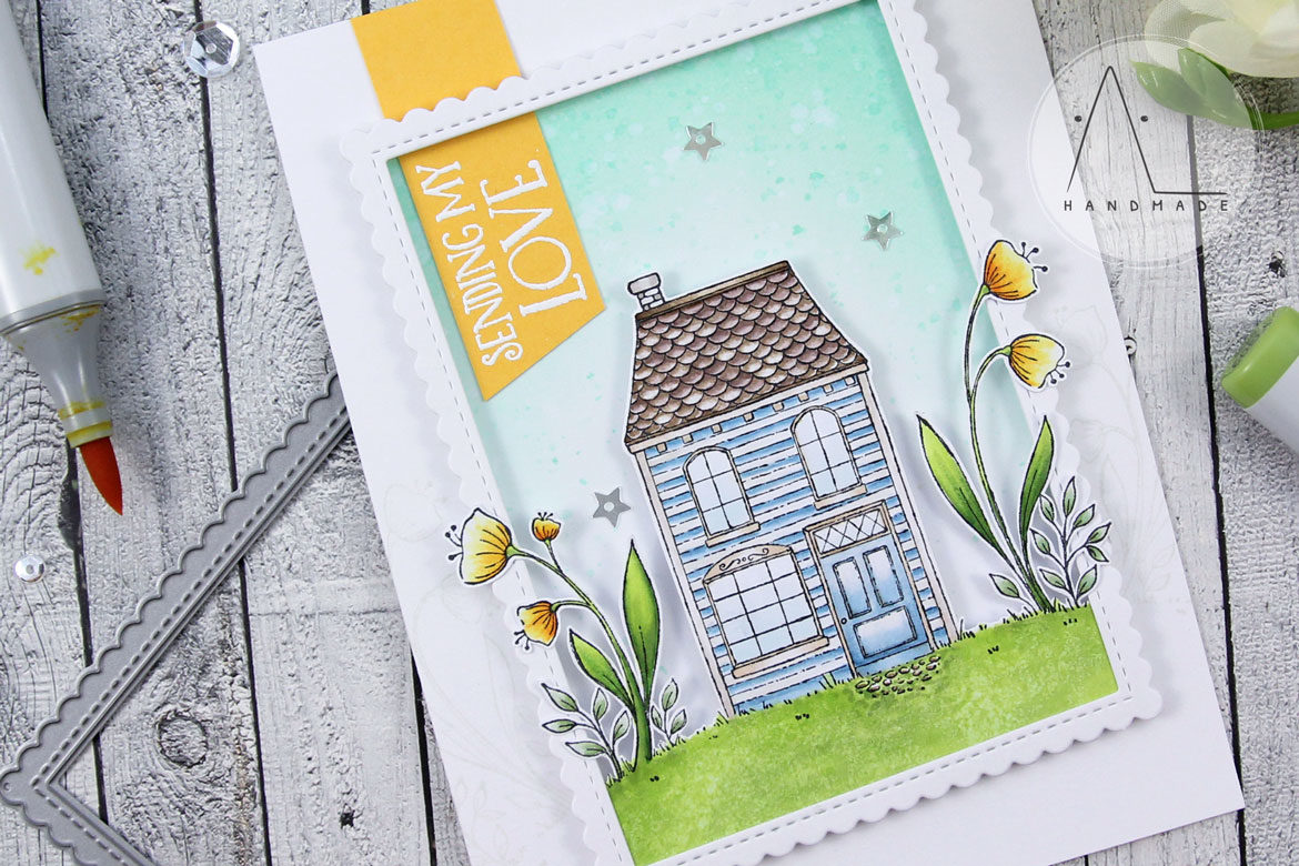 AL handmade - Purple Onion Designs - Sending my Love - Spread Kindness collection