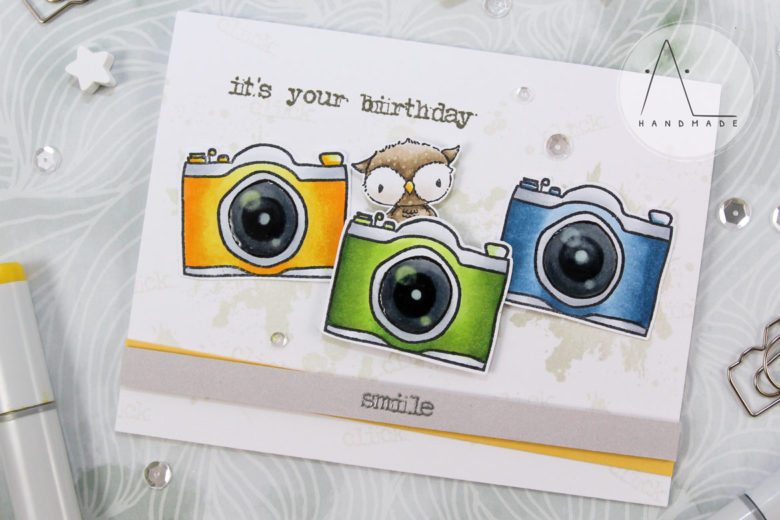 AL handmade - Purple Onion Designs - It's Your Birthday smile!