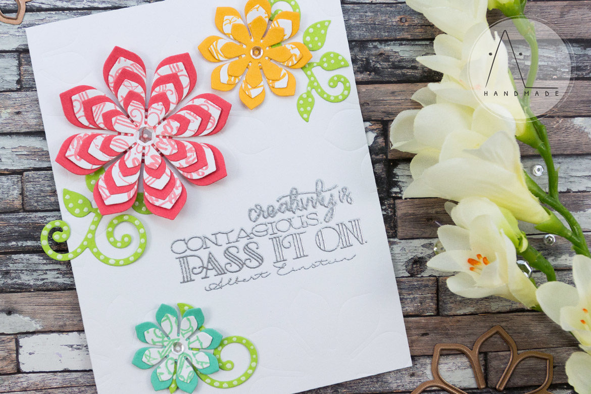 AL handmade - Spellbinders - Blooming Flowers
