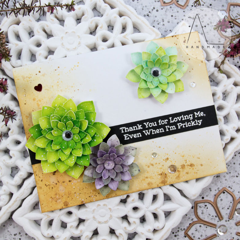 AL handmade - Spellbinders - Succulent Love
