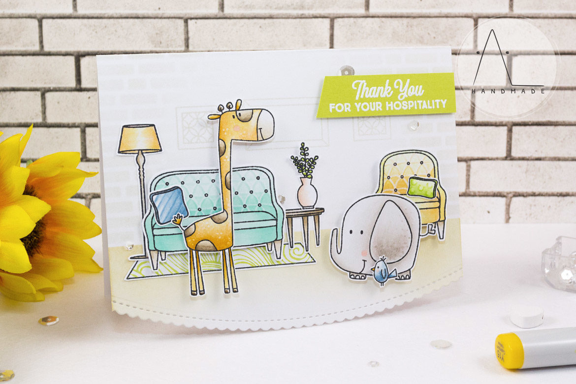 AL handmade - My Favorite Things - Thank you for your hospitality