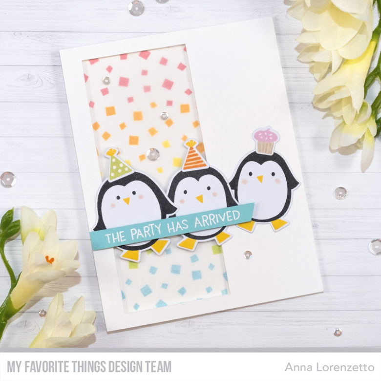 AL handmade - My Favorite Things DT - WSC 425 - Party Penguins stamp set