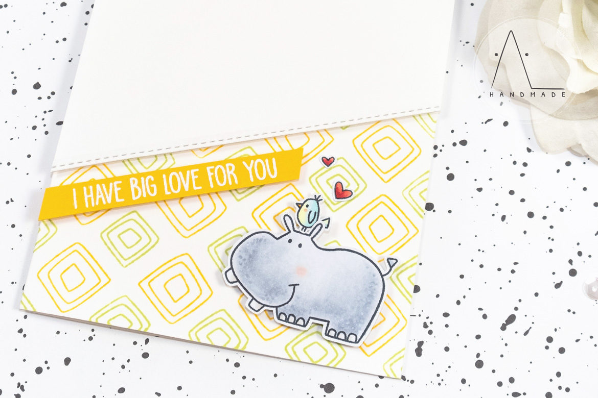 AL handmade - My Favorite Things DT - WSC 426 - Safari Friends stamp set