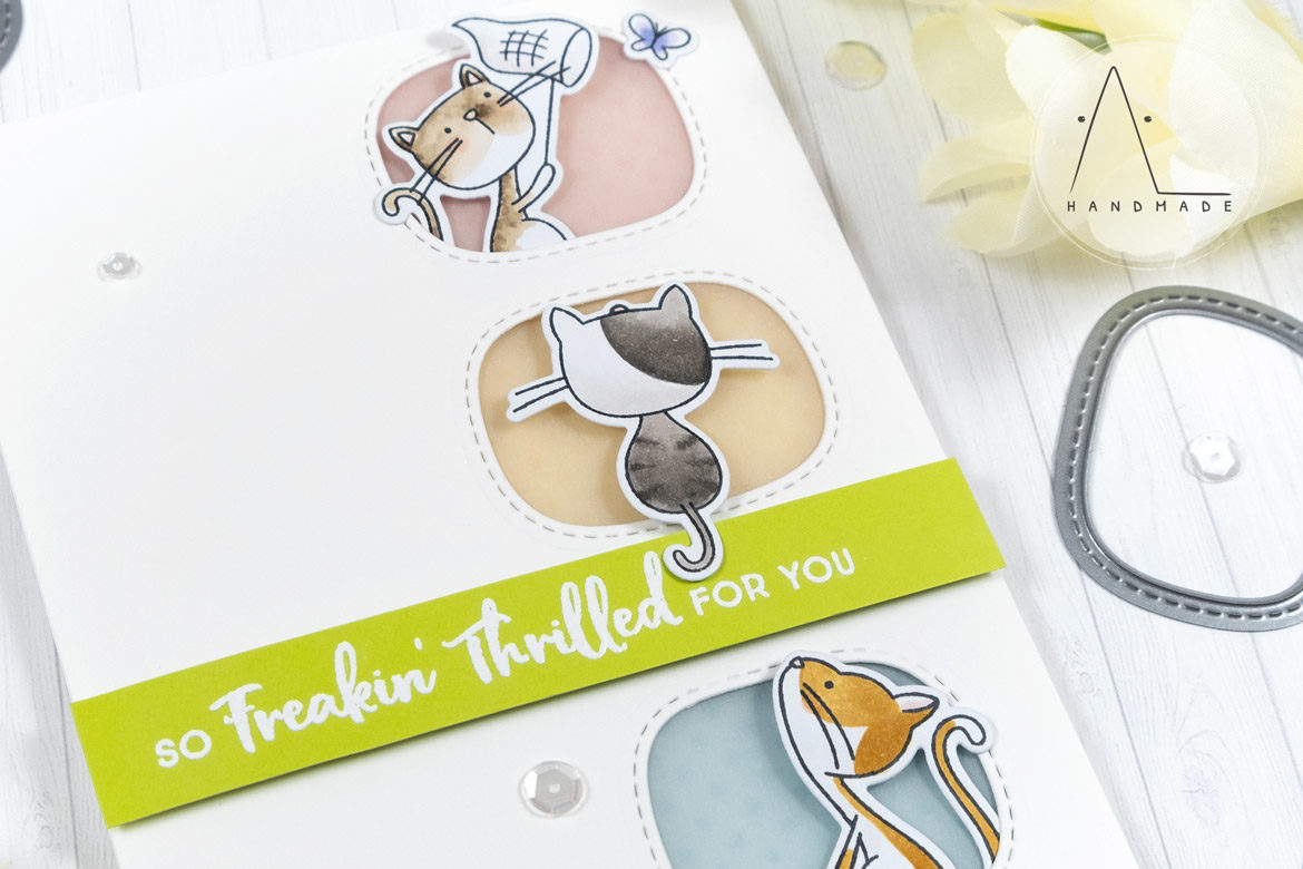 AL handmade - My Favorite Things DT - WSC 428 - Purrfect Friends stamp set