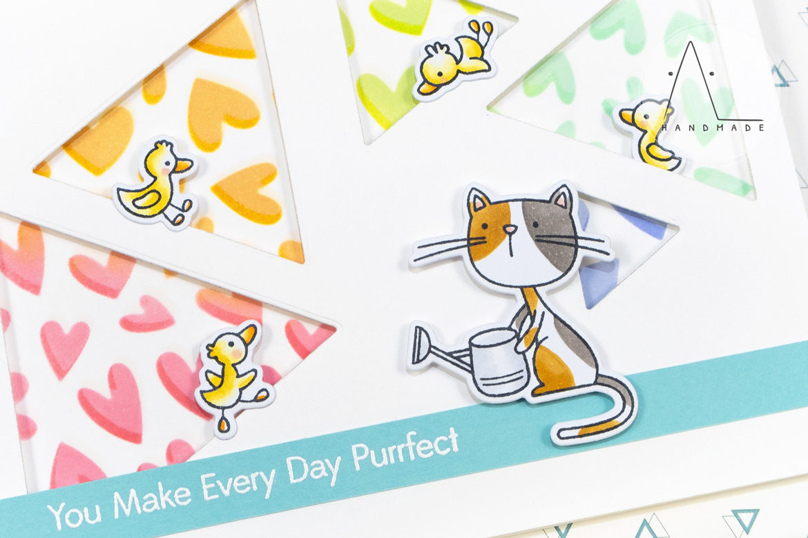 AL handmade - My Favorite Things DT - WSC 429 - Purrfect Friends stamp set