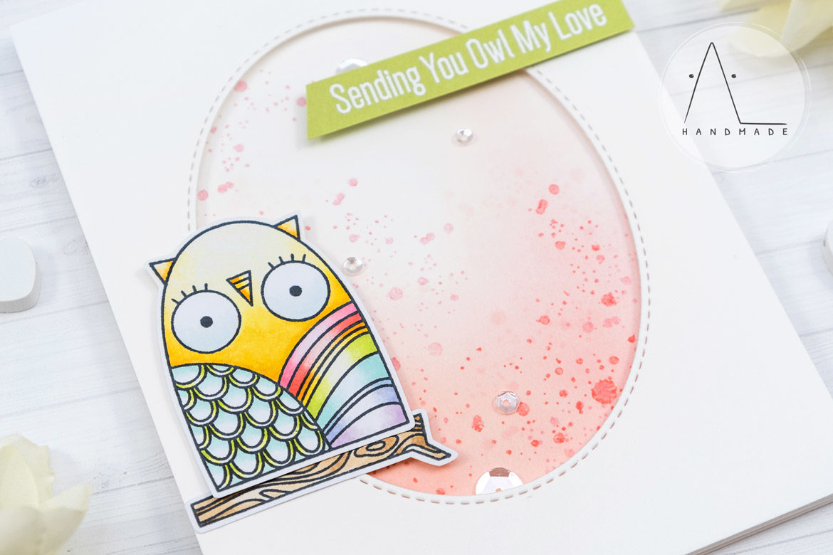 AL handmade - My Favorite Things DT - WSC 433 - Owl my Love stamp set