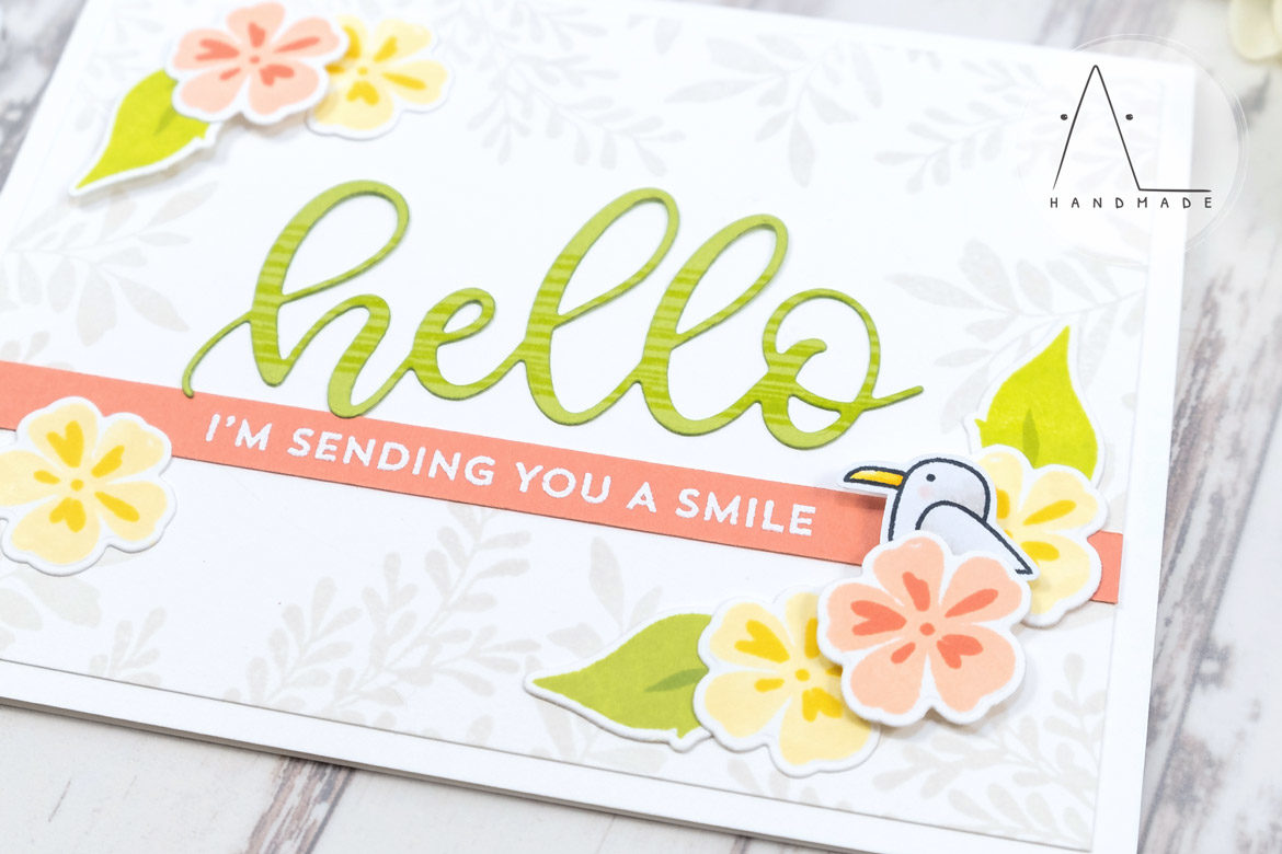 AL handmade - My Favorite Things DT - Tropical Flowers stamp set and Die-namics
