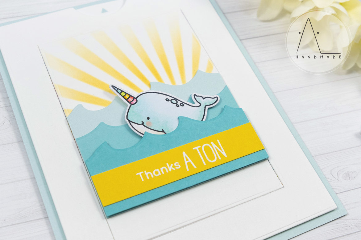 AL handmade - My Favorite Things DT - BB Friends with Fins and Slider Surprise Die-namics