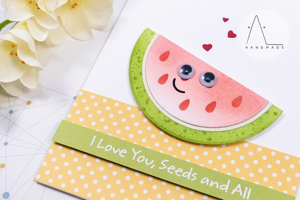 AL handmade - My Favorite Things DT - Watermelon Slice Die-namics