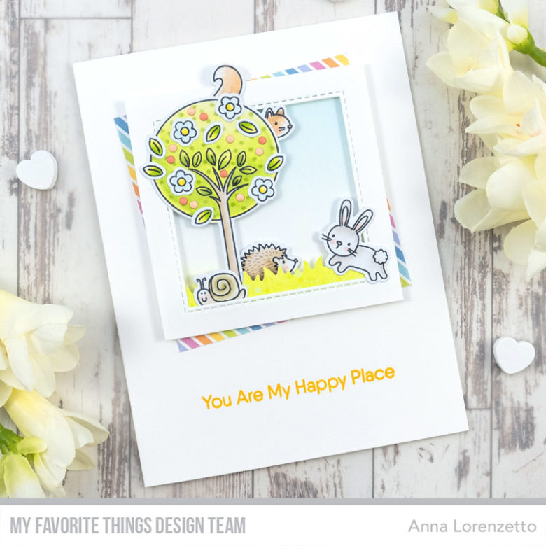 AL handmade - My Favorite Things DT - WSC 441 - Sweet Spring Friends stamp set and Selfie Square Die-namics
