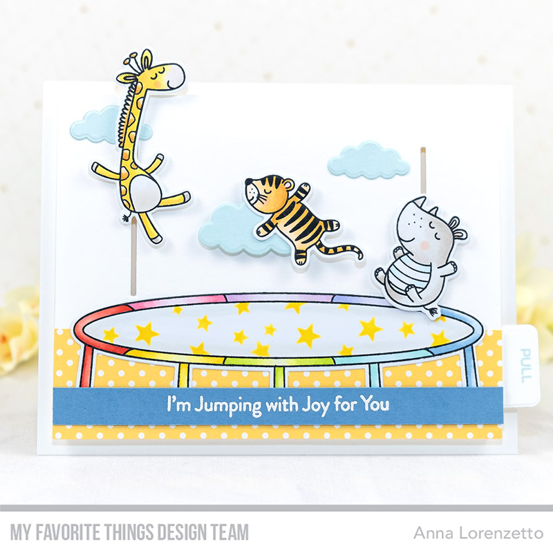 AL handmade - My Favorite Things DT - Hop, Flip, and a Jump stamp set and Interactive Up & Down Die-namics