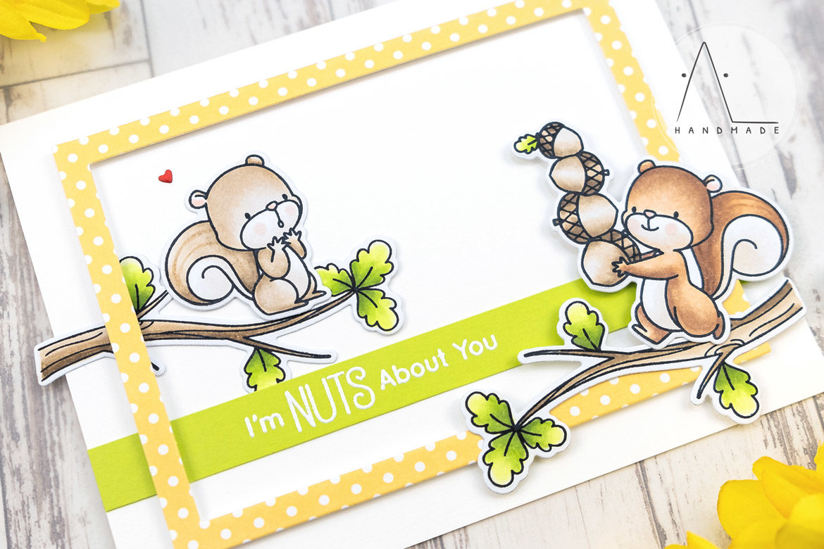 AL handmade - My Favorite Things DT - BB Squirrel! stamp set and Die-namics