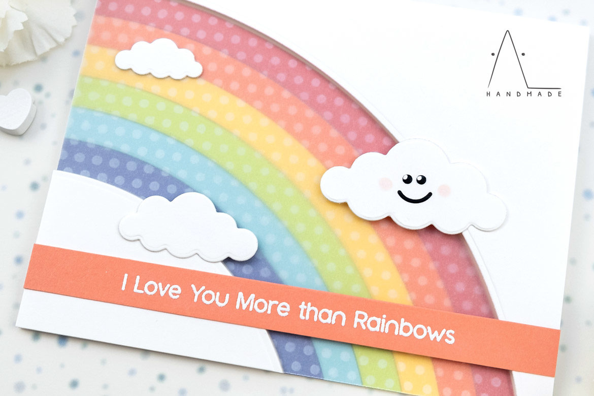 AL handmade - My Favorite Things DT - Rainbow Bright Die-namics