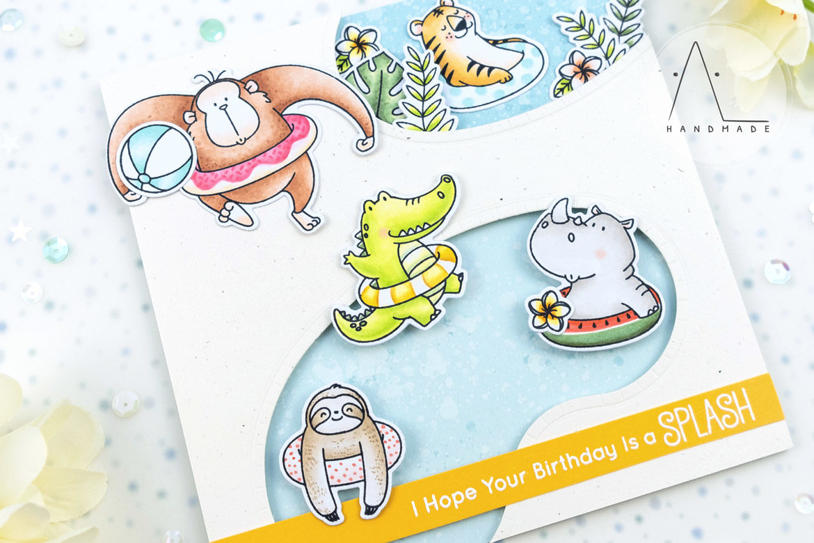 AL handmade - My Favorite Things DT - BB Sunshine & Friendship stamp set and Die-namics