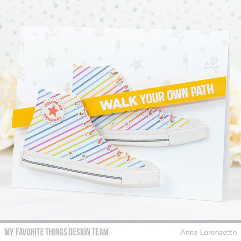 AL handmade - My Favorite Things DT - Be Original stamp set and the All Star High Top Die-namics