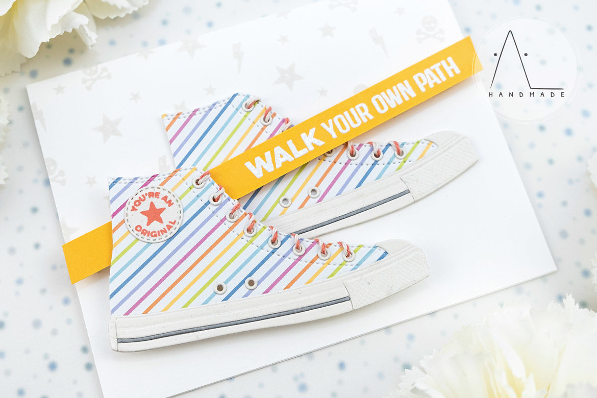 AL handmade - My Favorite Things DT - Be Original stamp set and the All Star High Top Die-namics