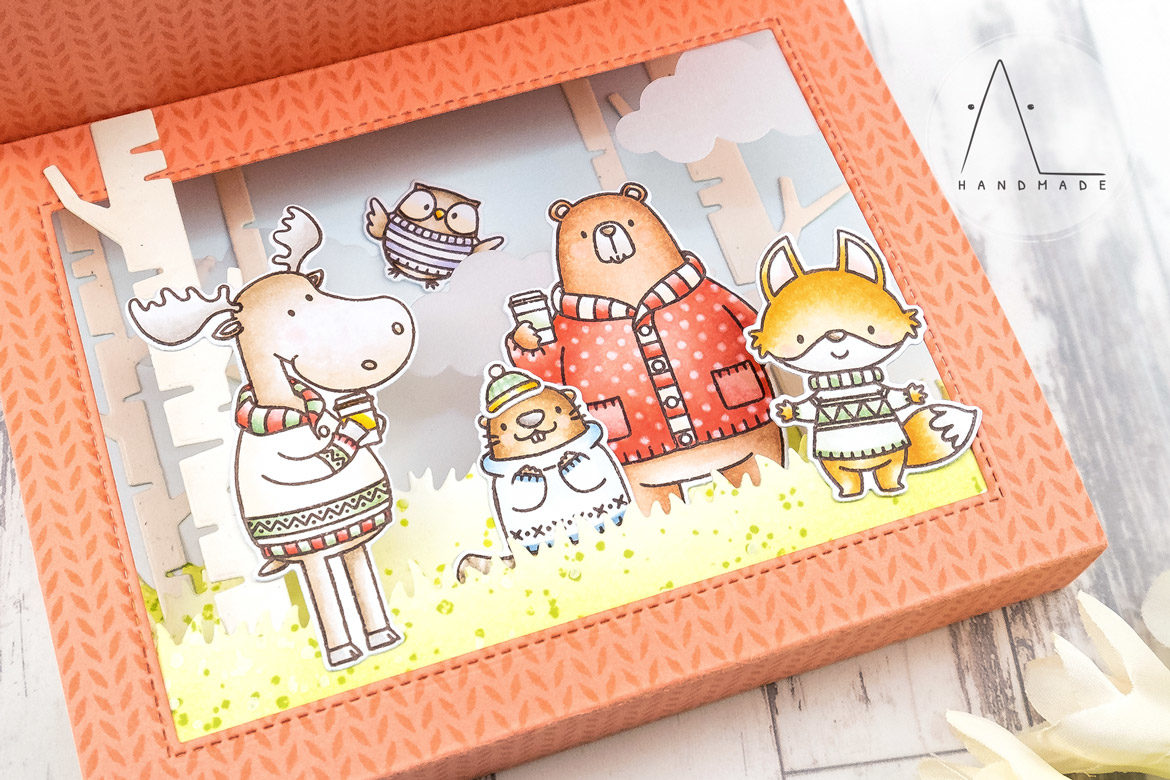 AL handmade - My Favorite Things DT - BB Sweater Weather in the Woods stamp set and Die-namics