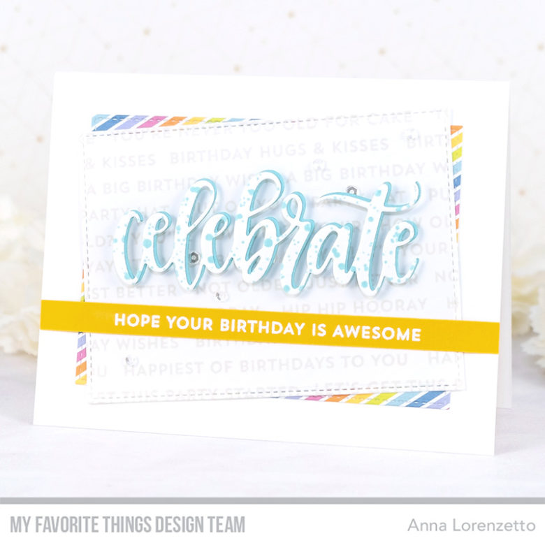 AL handmade - My Favorite Things DT - Bitty Birthday Wishes stamp set and Celebrate Die-namics