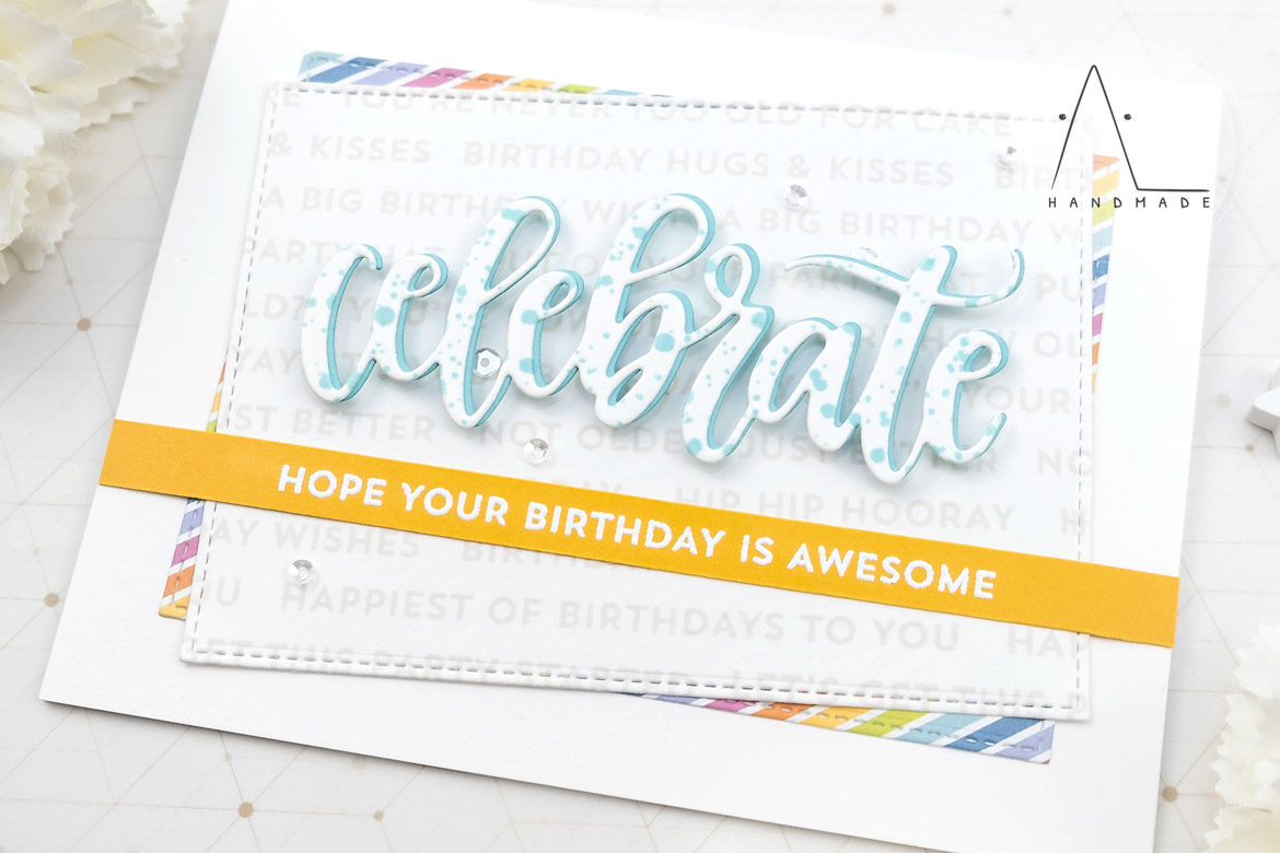 AL handmade - My Favorite Things DT - Bitty Birthday Wishes stamp set and Celebrate Die-namics