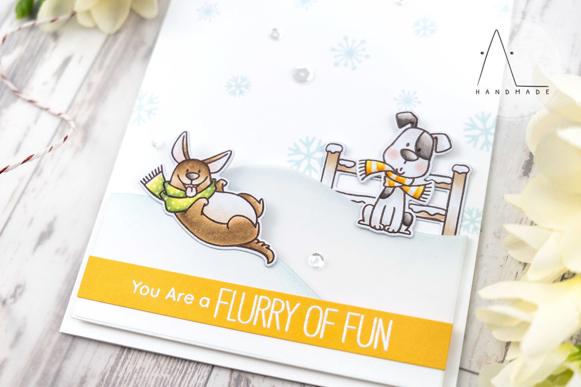 AL handmade - My Favorite Things DT - BB Snow Buddies stamp set and Die-namics