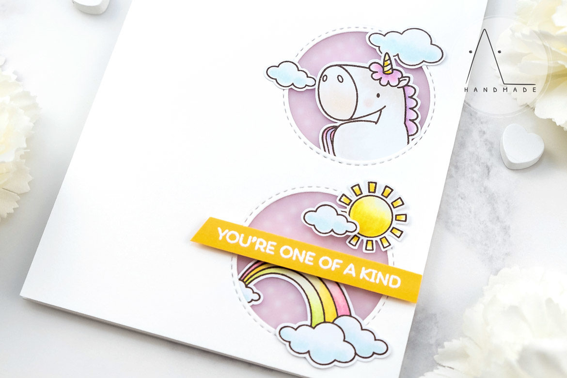 AL handmade - My Favorite Things DT - WSC 461 - BB Magical Unicorns stamp set