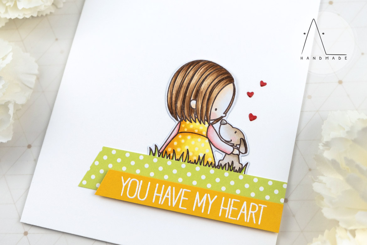 AL handmade - My Favorite Things DT - BB You Have My Heart stamp set and Die-namics