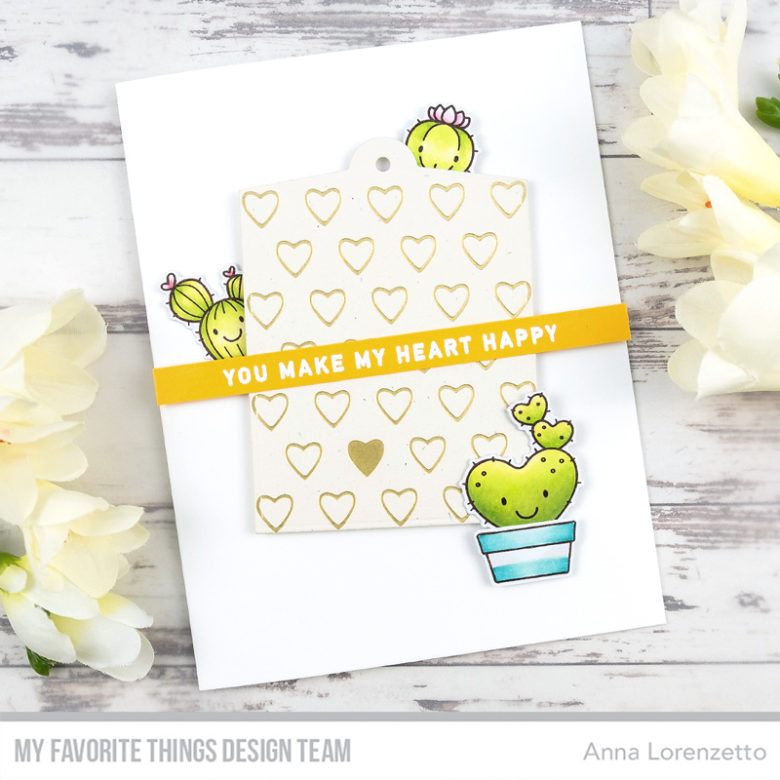 AL handmade - My Favorite Things DT - BB Let's Stick Together and Impressive String of Hearts Die-namics