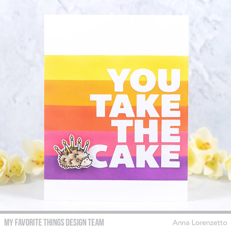 AL handmade - My Favorite Things DT - You Take the Cake Die-namics