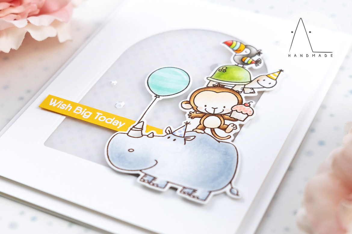 AL handmade - My Favorite Things DT - WSC 483 - BB Birth-Yay stamp set and Die-namics