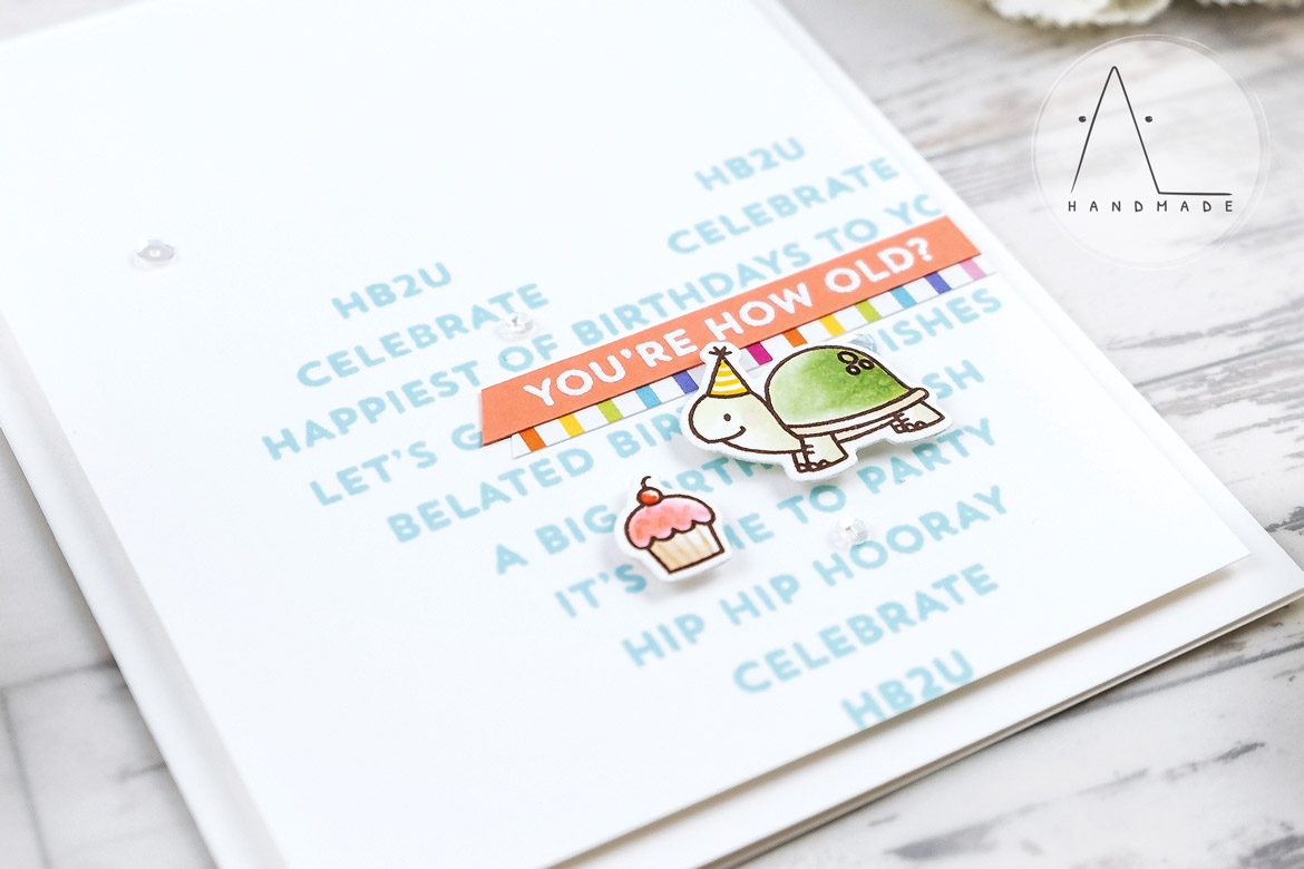 AL handmade - My Favorite Things DT - WSC 484 - BB Birth-Yay stamp set and Die-namics
