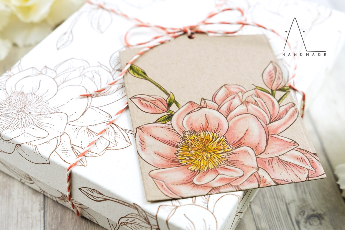 AL handmade - My Favorite Things - Magnolia Blossoms gift box