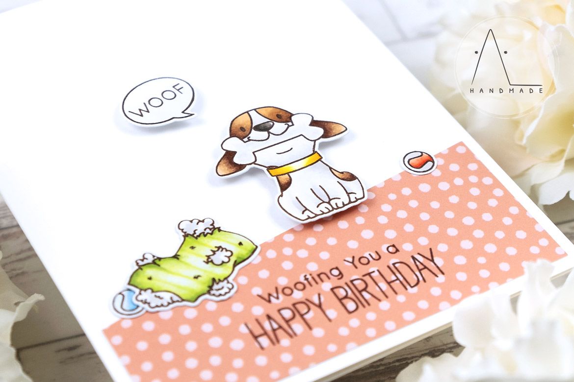 AL handmade - My Favorite Things - BB Woof Pack stamp set and Die-namics