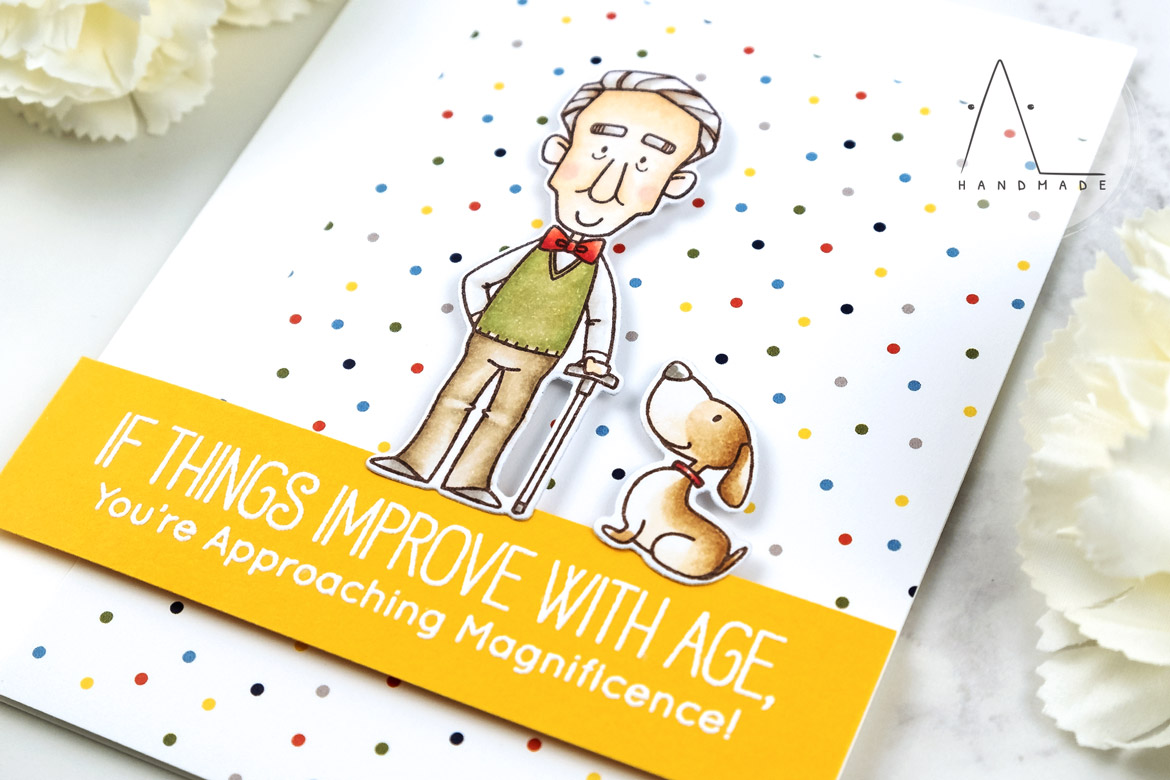 AL handmade - My Favorite Things - BB Old Friends stamp set and Die-namics