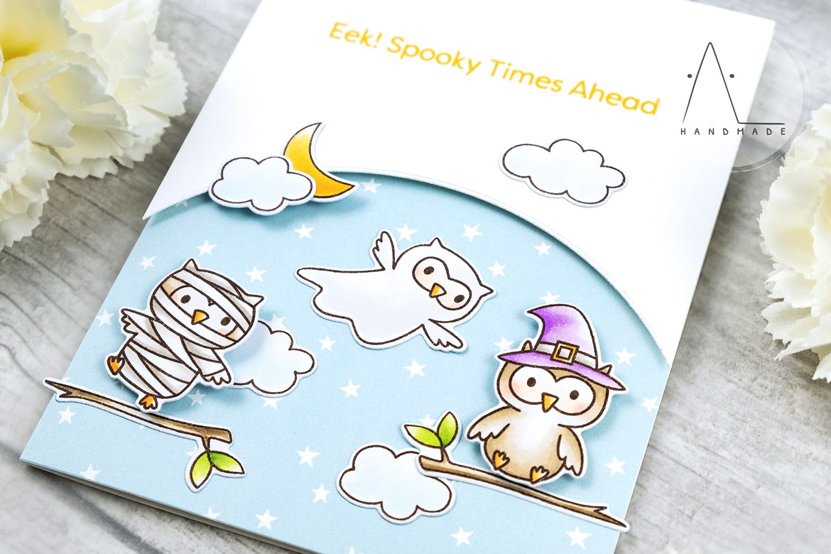 AL handmade - My Favorite Things - Halloween Hoo stamp set and Die-namics