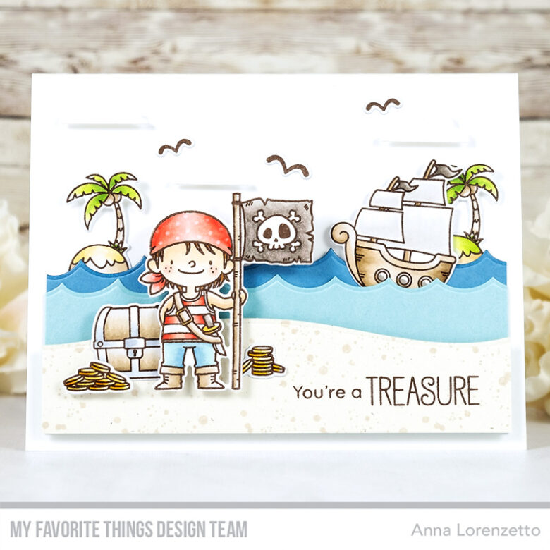 AL handmade - My Favorite Things - BB Party like a Pirate stamp set and Die-nammics