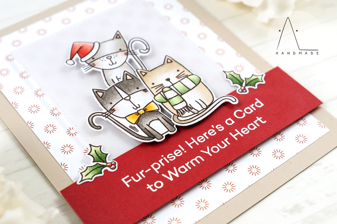 AL handmade - My Favorite Things - Peace, Love, & Paws stamp set and Die-namics