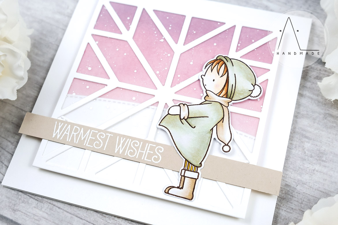 AL handmade - My Favorite Things - BB Warmest Wishes stamp set and Quilt Square Cover-Up Die-namics