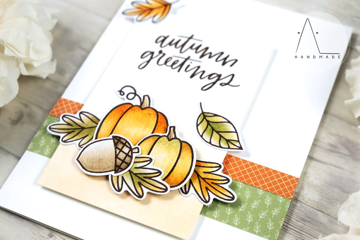 AL handmade - My Favorite Things DT - WSC 511 - Autumn Blessings stamp set and Die-namics