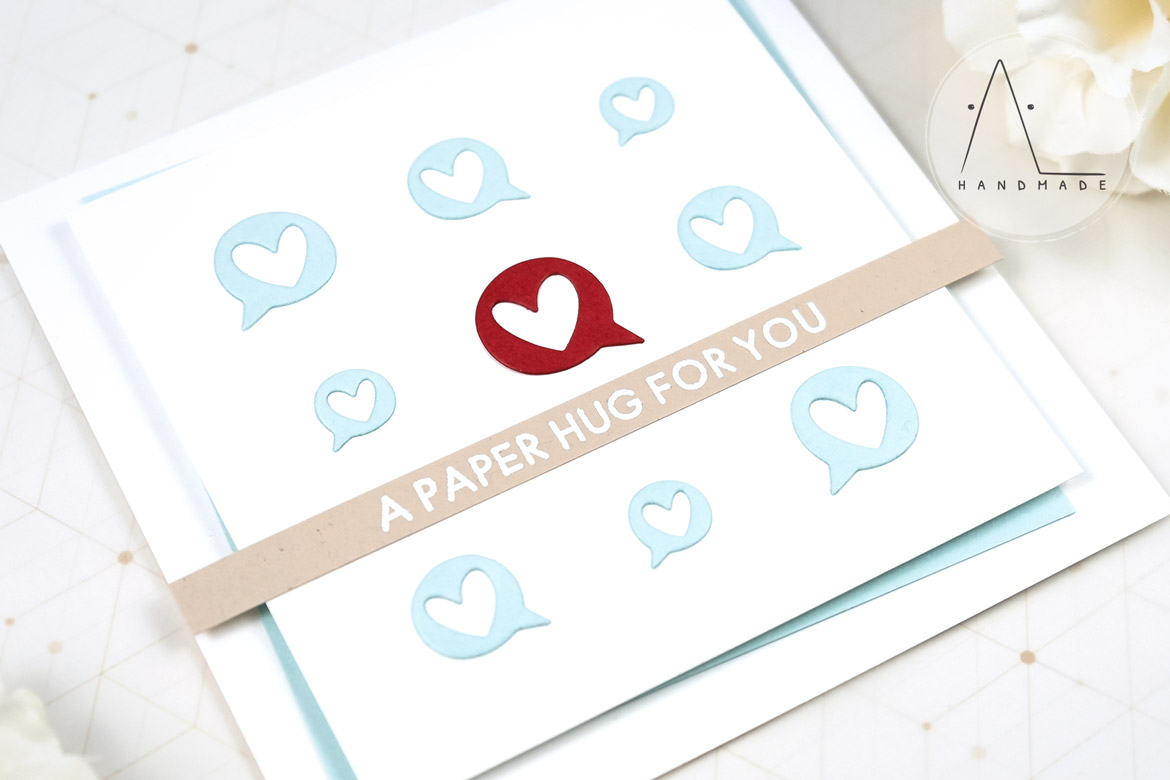 AL handmade - My Favorite Things - Miss Your Hugs Card Kit - Love Speech Die-namics and I Miss Your Hugs stamp set