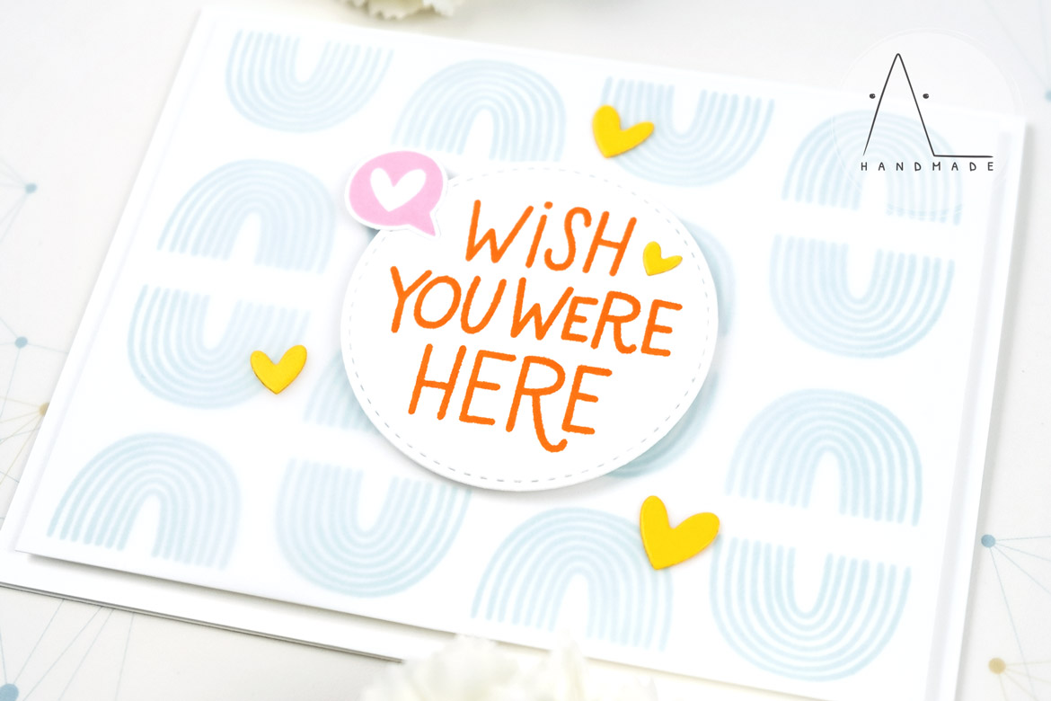 AL handmade - My Favorite Things - Miss Your Hugs Card Kit - I Miss Your Hugs stamp set and Die-namics