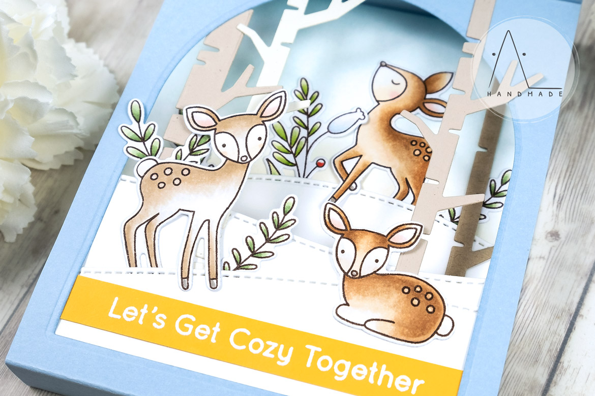 AL handmade - My Favorite Things - So Very Fawned of You stamp set and Die-namics