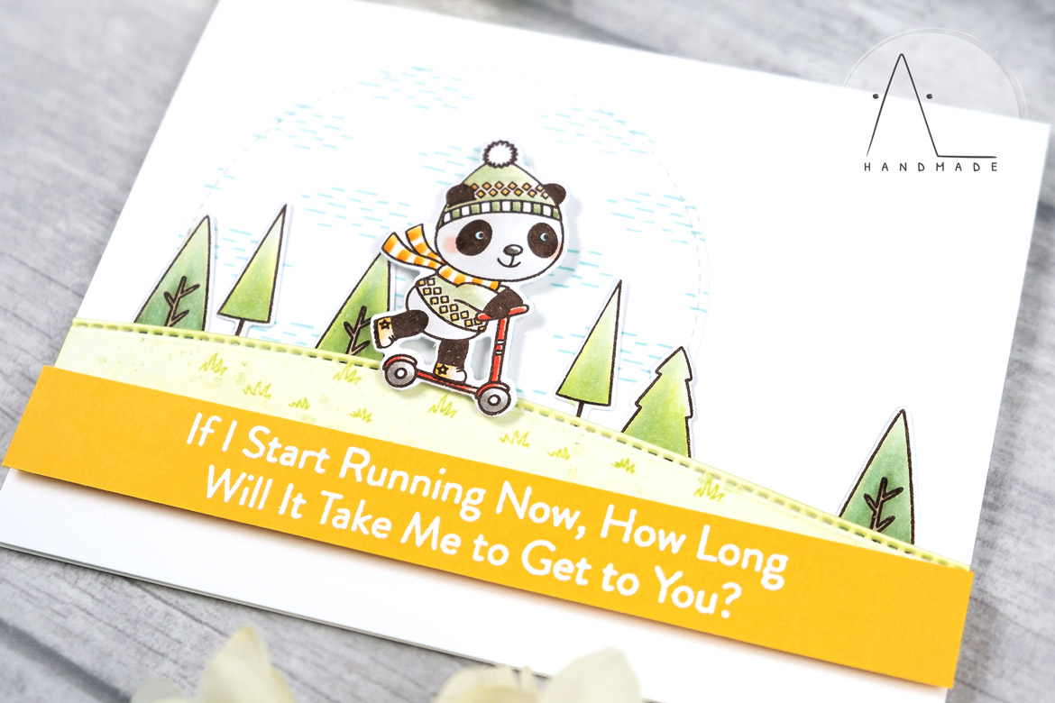 AL handmade - My Favorite Things - Pandas at Play stamp set and Die-namics