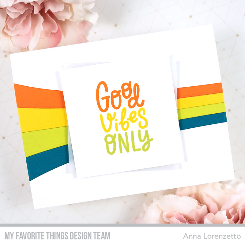 AL handmade - My Favorite Things - Wild About Rainbows Card Kit - Good Vibes Only stamp set and Color Blast Die-namics AL handmade - My Favorite Things - Wild About Rainbows Card Kit - Good Vibes Only stamp set and Color Blast Die-namics