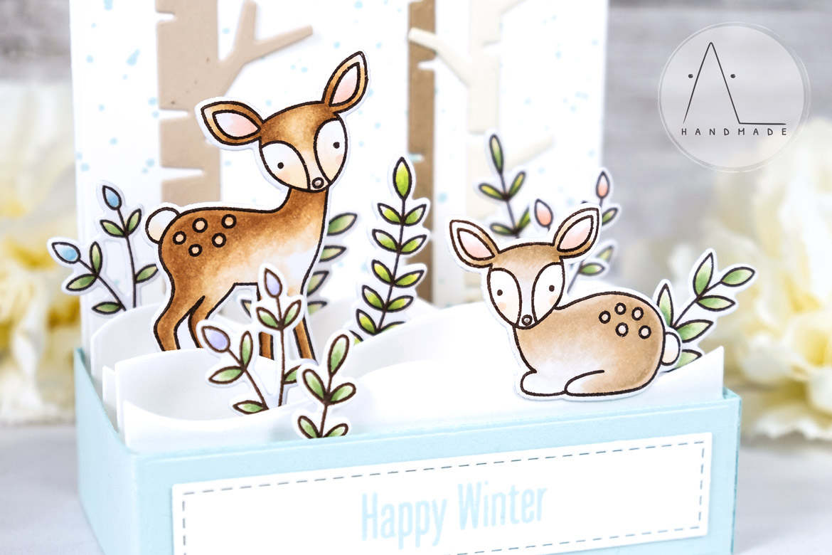 AL handmade - My Favorite Things DT - Outside the Box - So Very Fawned of You stamp set and Outside the Box Die-namics